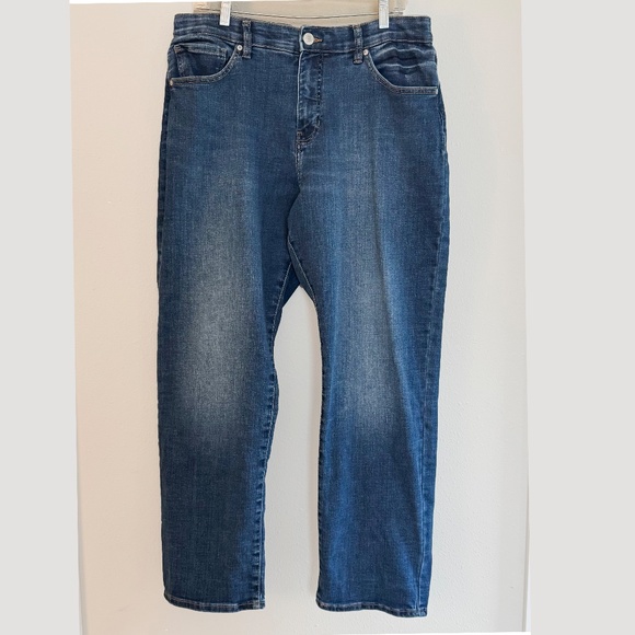 JAG JEANS Stella High Rise Straight Leg Jeans 5 Pocket Women's sz 16 - Picture 4 of 8